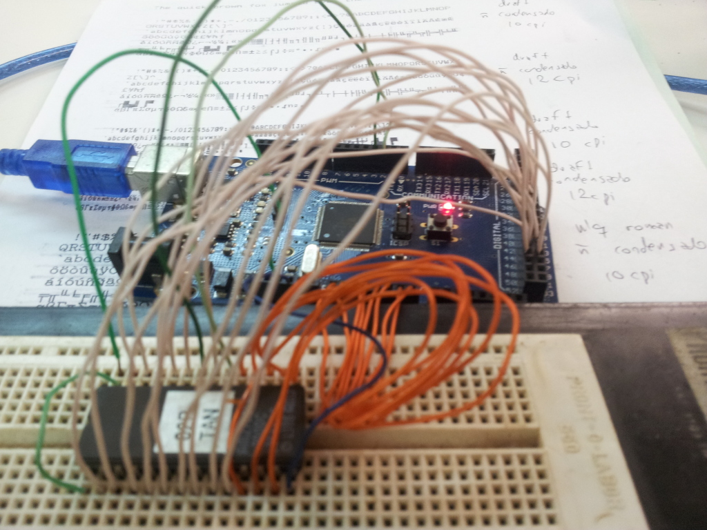 Dumping the 27c256 EPROM with an Arduino Mega